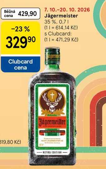 Jägermeister 35 %, 0.7 l