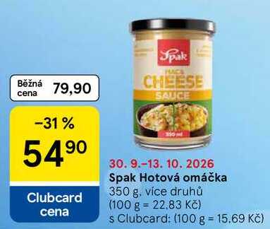 Spak Hotová omáčka, 350 g
