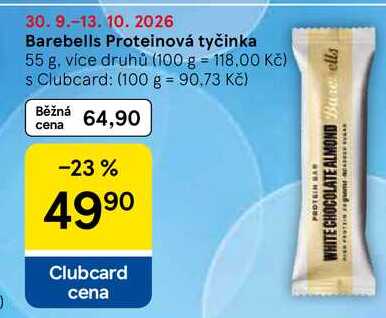 Barebells Proteinová tyčinka, 55 g, více druhů