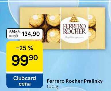 Ferrero Rocher Pralinky, 100 g