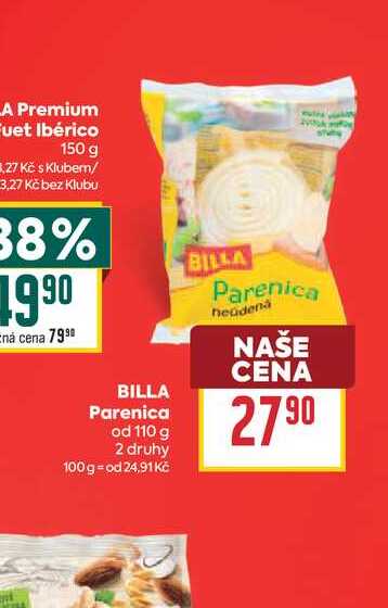 BILLA Parenica od 110 g