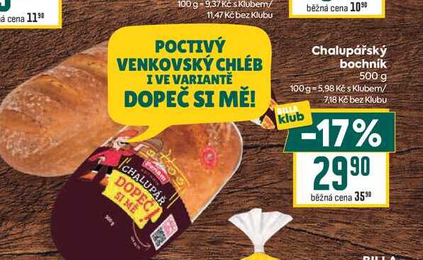 Chalupářský bochník 500 g
