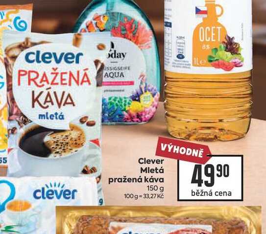 Clever Mletá pražená κάνα 150 g