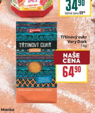 Třtinový cukr Very Dark 1 kg
