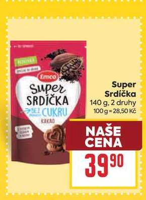 Super Srdíčka 140 g 