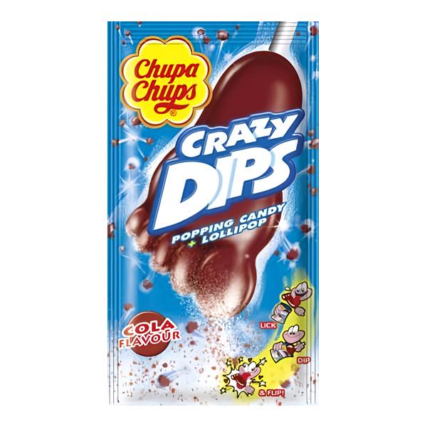 Chupa Chups Crazy Dips Cola lízátko