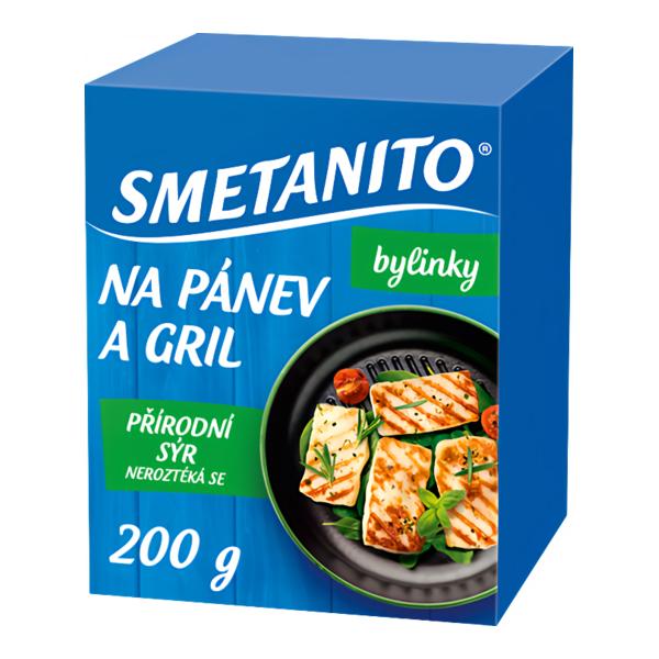 Smetanito Sýr na gril a na pánev bylinky