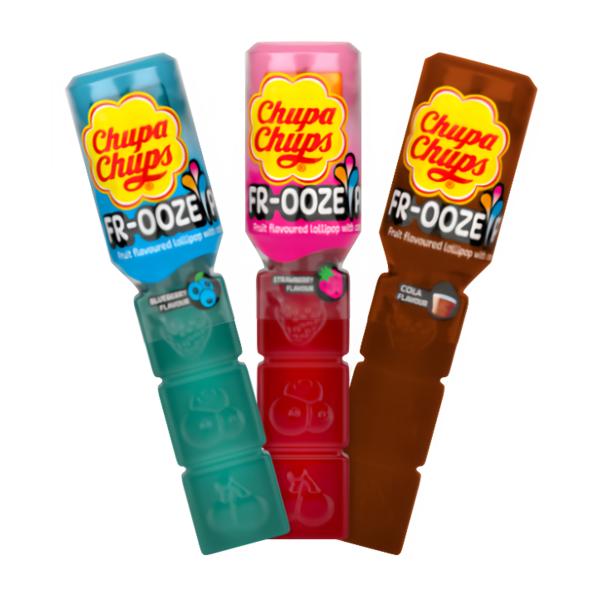 Chupa Chups Frooze pop lízatko s gelem