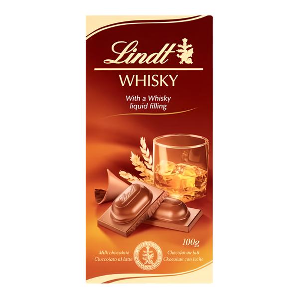 Lindt Mléčná čokoláda s whisky