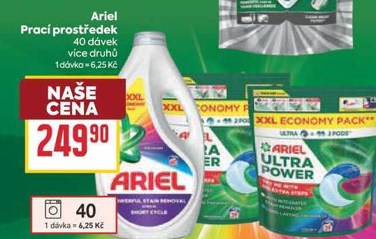 Ariel Prací prostředek 40 dávek