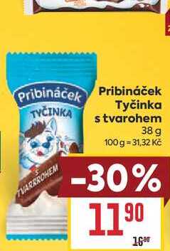 Pribináček Tyčinka s tvarohem 38 g