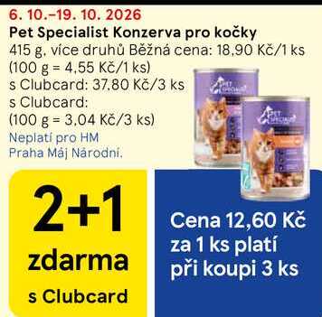 Pet Specialist Konzerva pro kočky, 415 g