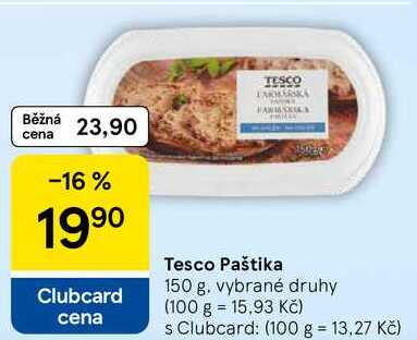 Tesco Paštika, 150 g 