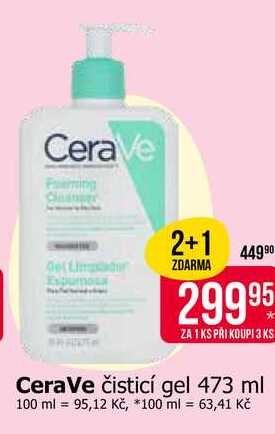 CeraVe čisticí gel 473 ml