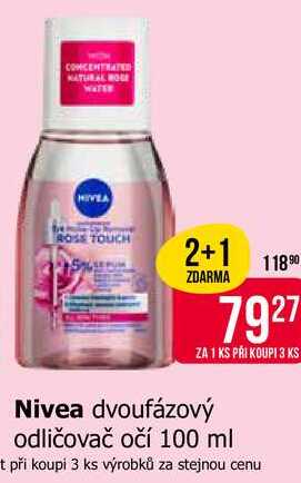 Nivea dvoufázový odličovač očí 100 ml
