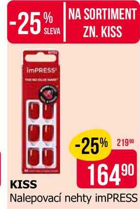 KISS Nalepovací nehty imPRESS 