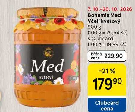 Bohemia Med Včelí květový, 900 g 