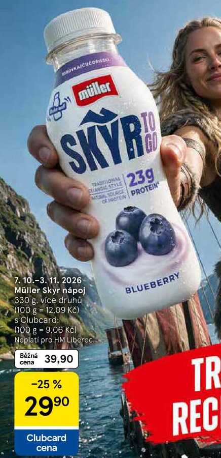 Müller Skyr nápoj, 330 g