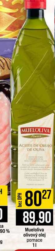 Mueloliva olivový olej pomace 1l 