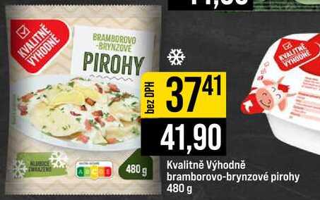 Kvalitně Výhodně bramborovo-brynzové pirohy 480 g