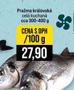 Pražma královská celá kuchaná cca 300-400 g 100g