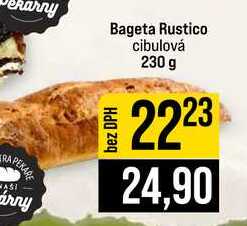 Bageta Rustico cibulová 230 g 