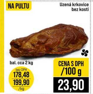 Uzená krkovice bez kosti 100g