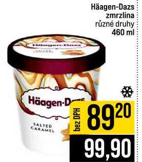 Häagen-Dazs zmrzlina různé druhy 460 ml