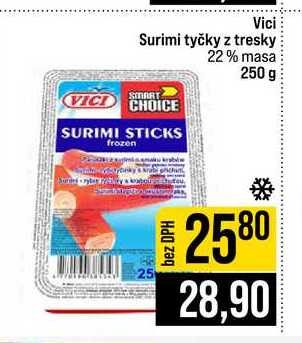 Vici Surimi tyčky z tresky 22% masa 250 g