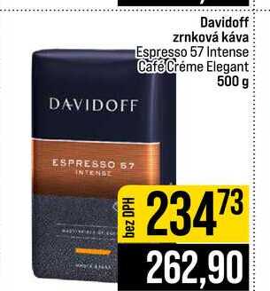 Davidoff zrnková káva Espresso 57 Intense Café Créme Elegant 500 g 