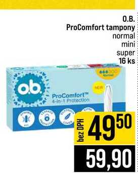 O.B. ProComfort tampony normal mini super 16 ks