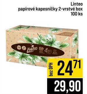 Linteo papírové kapesníčky 2-vrstvé box