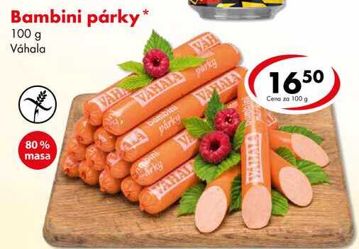 Bambini párky, 100 g 
