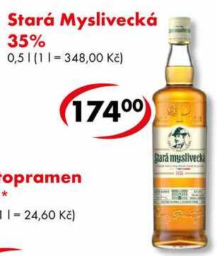 Stará Myslivecká 35%, 0,5 l