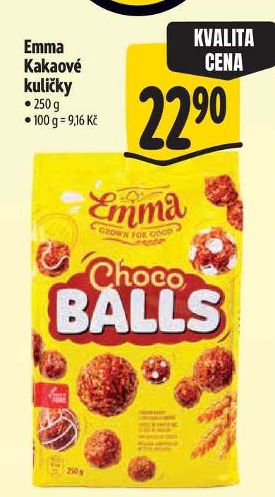 Emma Kakaové kuličky 250 g