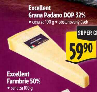 Excellent Grana Padano DOP 32% 100 g