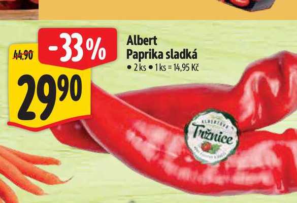 Albert Paprika sladká 2 ks