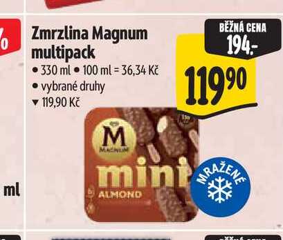 Zmrzlina Magnum multipack 330 ml