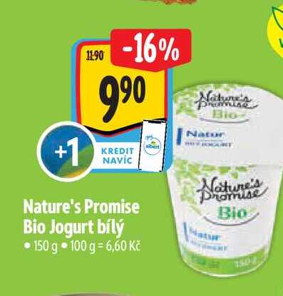 Nature's Promise Bio Jogurt bílý 150 g
