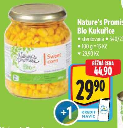   Nature's Promis Bio Kukuřice  340 g