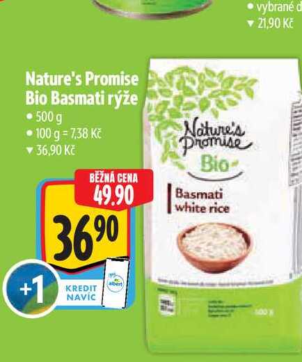 Nature's Promise Bio Basmati rýže 500 g