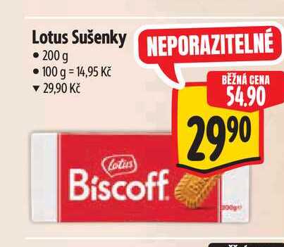 Lotus Sušenky 200 g