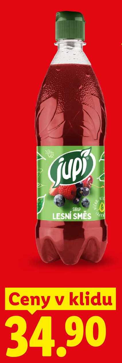 SIRUP LESNÍ SMĚS, Ceny v klidu