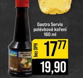 Gastro Servis polévkové koření 160 ml 