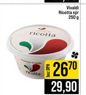 Vivaldi Ricotta sýr 250 g