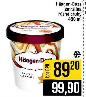 Häagen-Dazs zmrzlina různé druhy 460 ml