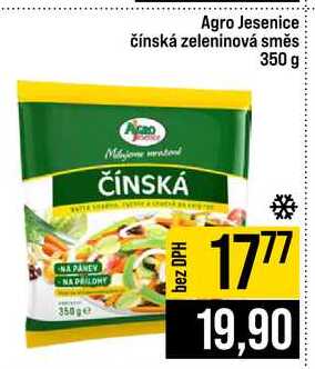 Agro Jesenice čínská zeleninová směs 350 g