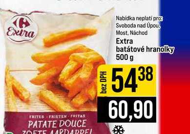 Extra batátové hranolky 500 g
