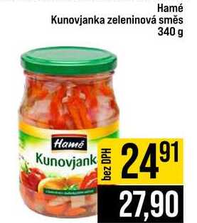 Hamé Kunovjanka zeleninová směs 340 g