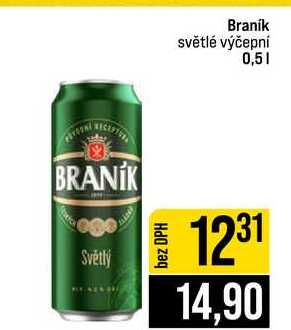 Braník světlé výčepní 0,5l